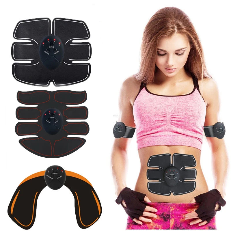 Estimulador Muscular Elétrico – Treinador de Glúteos e Quadril, Estimulador Abdominal e Massageador para Emagrecimento