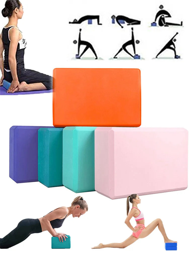 Bloco de Yoga Antiderrapante em Espuma de Alta Densidade