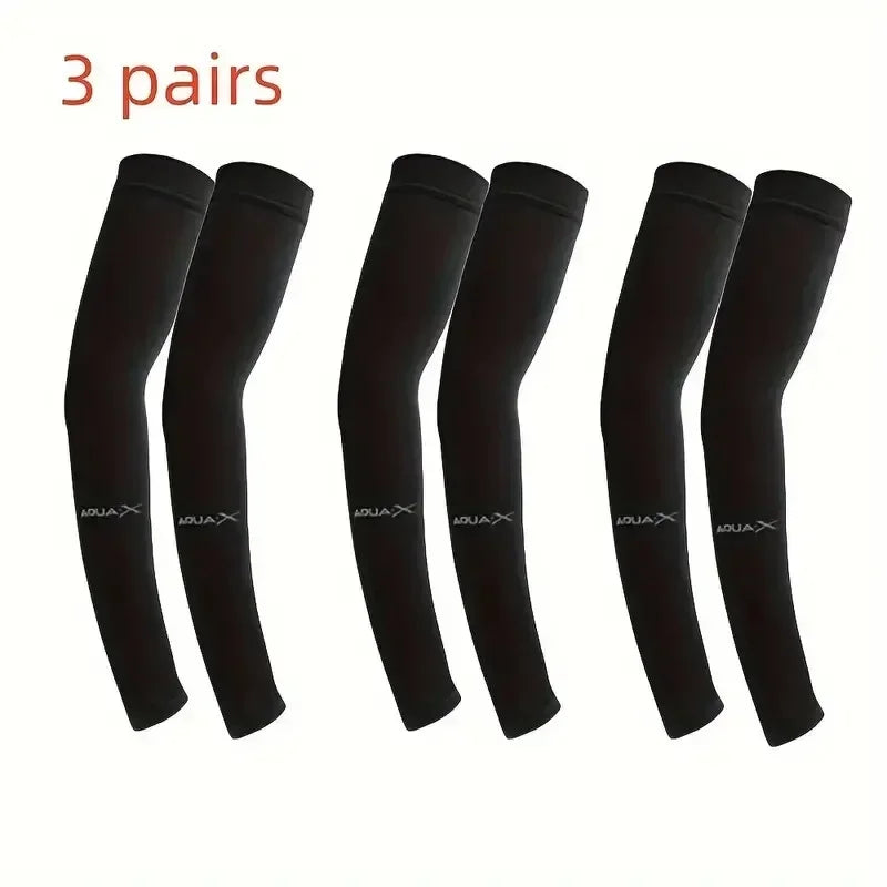Kit com 3 Pares - Manguito de Proteção UV para os Braços