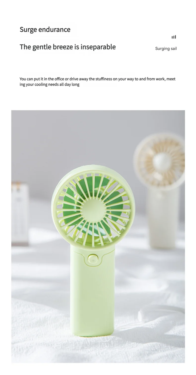 Mini Ventilador Portátil de Mão – Compacto, Leve e Prático