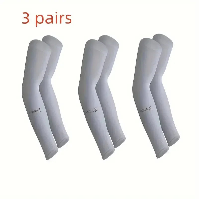 Kit com 3 Pares - Manguito de Proteção UV para os Braços