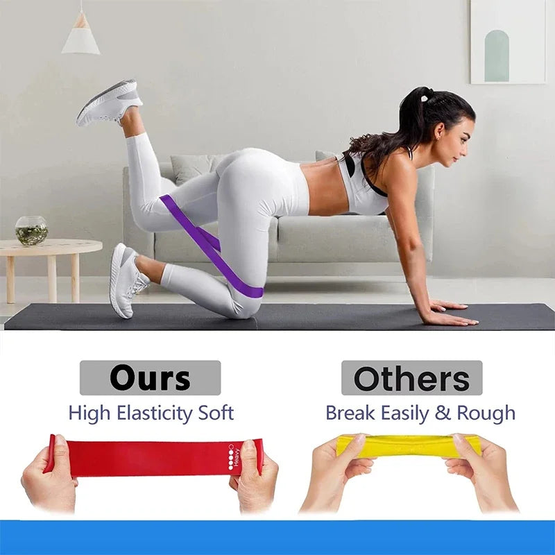 Faixa Elástica de Resistência – Treino de Força, Yoga, Pilates e Crossfit