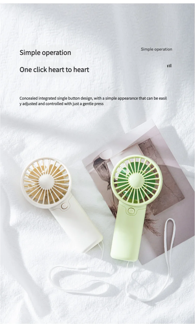 Mini Ventilador Portátil de Mão – Compacto, Leve e Prático