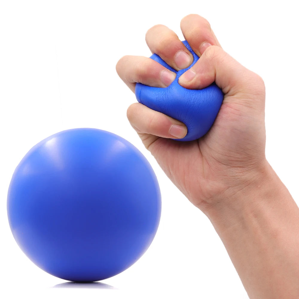 Fortalecedor de Mãos e Bola de Massagem – Equipamento de Exercício em Espuma Macia para Alívio de Estresse