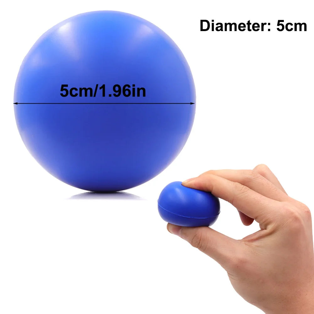 Fortalecedor de Mãos e Bola de Massagem – Equipamento de Exercício em Espuma Macia para Alívio de Estresse