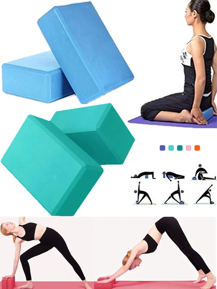 Bloco de Yoga Antiderrapante em Espuma de Alta Densidade