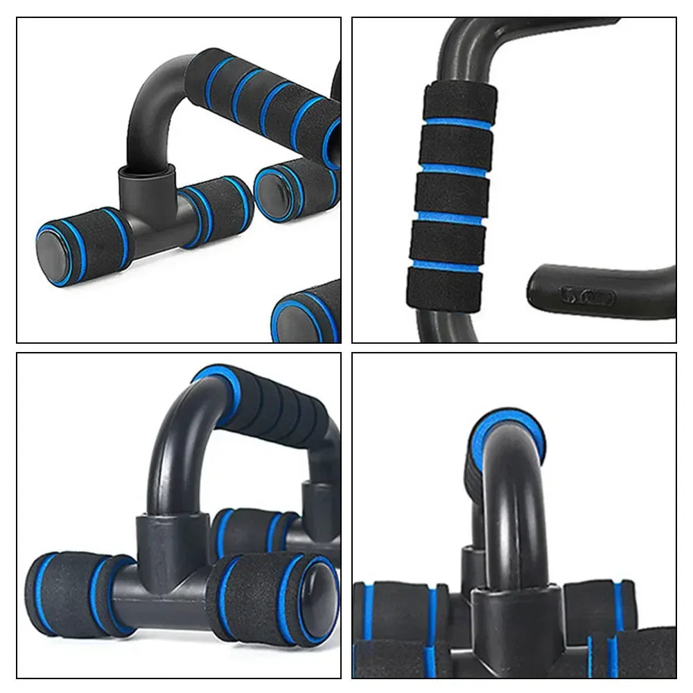 Barra de Flexão H-Shaped Dobrável – Treino de Peito, Abdômen, Braços e Costas