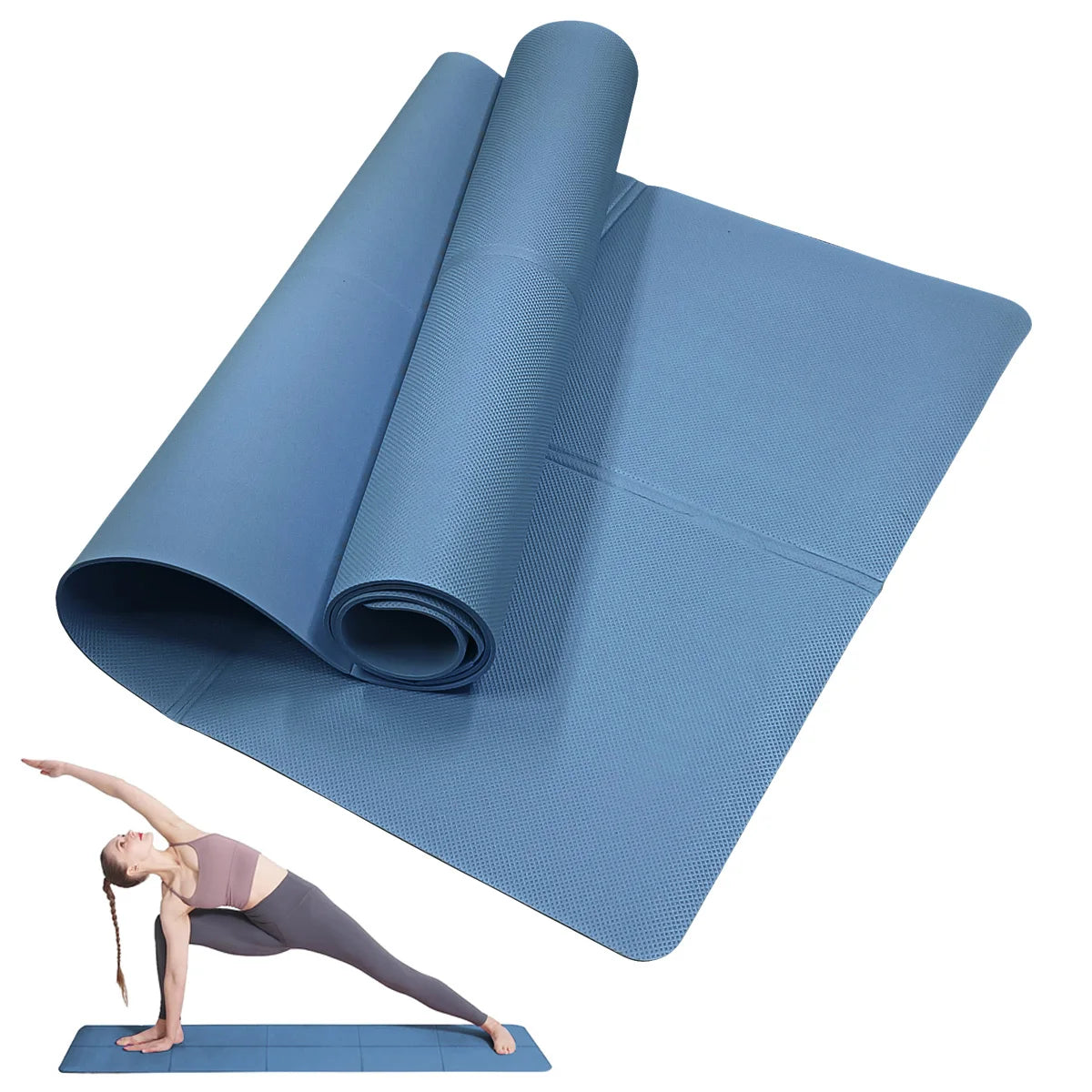 Tapete de Yoga e Pilates Dobrável
