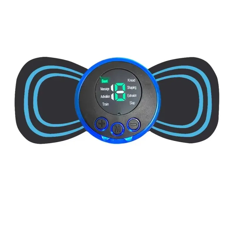 Kit massageador Elétrico Muscular – Aparelho de Massagem EMS para Pescoço