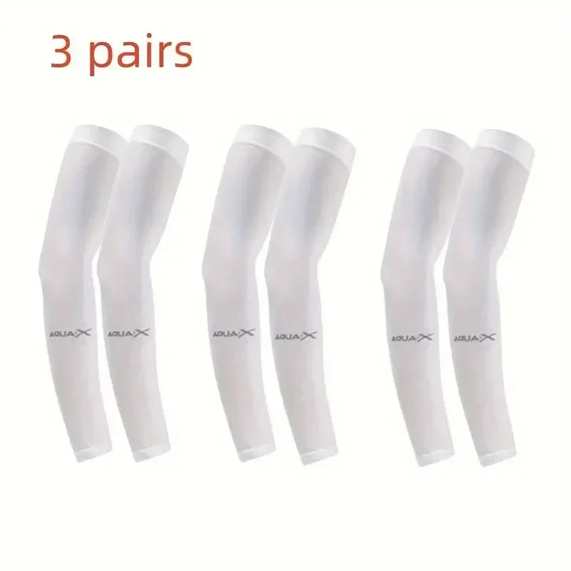 Kit com 3 Pares - Manguito de Proteção UV para os Braços