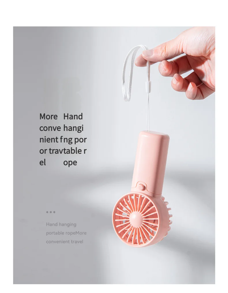 Mini Ventilador Portátil de Mão – Compacto, Leve e Prático