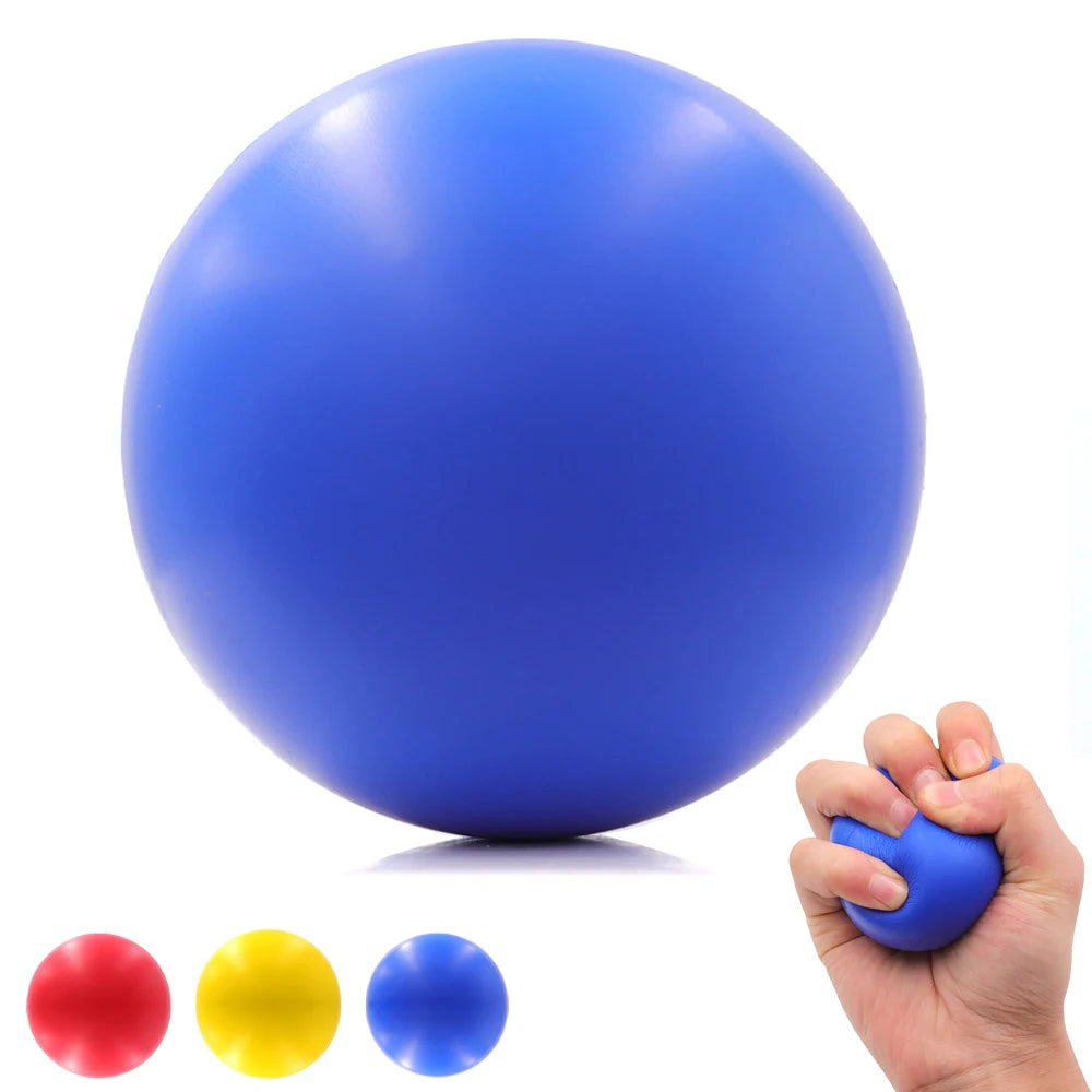 Fortalecedor de Mãos e Bola de Massagem – Equipamento de Exercício em Espuma Macia para Alívio de Estresse