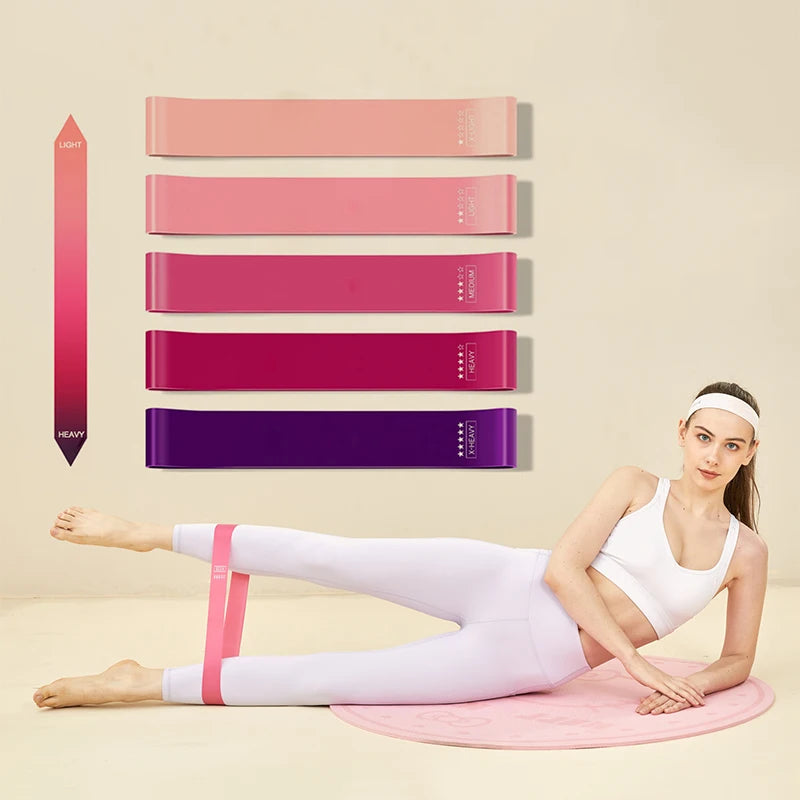 Faixa Elástica de Resistência – Treino de Força, Yoga, Pilates e Crossfit