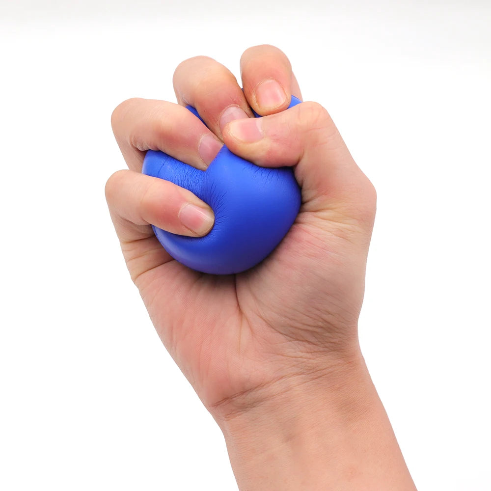 Fortalecedor de Mãos e Bola de Massagem – Equipamento de Exercício em Espuma Macia para Alívio de Estresse