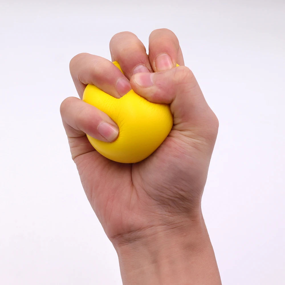 Fortalecedor de Mãos e Bola de Massagem – Equipamento de Exercício em Espuma Macia para Alívio de Estresse